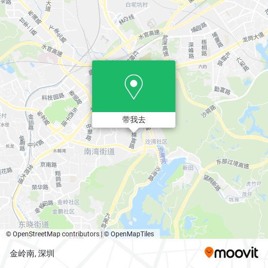 金岭南地图
