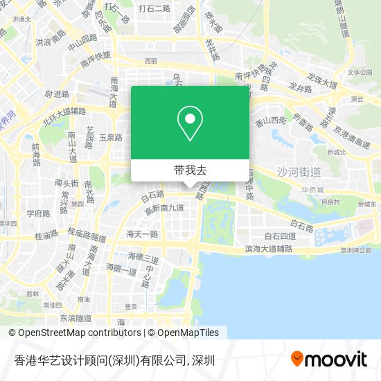 香港华艺设计顾问(深圳)有限公司地图