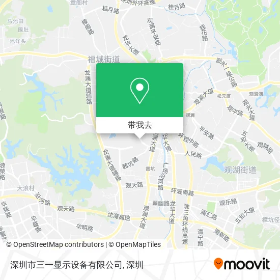 深圳市三一显示设备有限公司地图