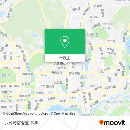 八卦岭宿舍区地图