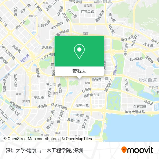 深圳大学-建筑与土木工程学院地图