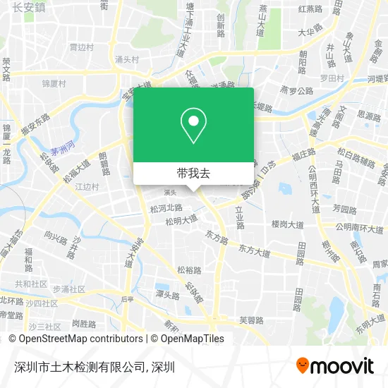 深圳市土木检测有限公司地图