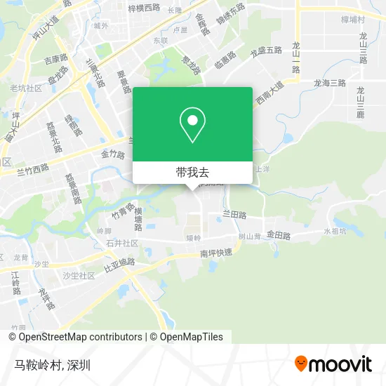马鞍岭村地图