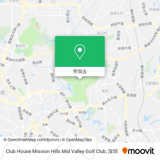 Club House Mission Hills Mid Valley Golf Club地图