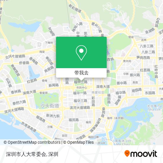 深圳市人大常委会地图