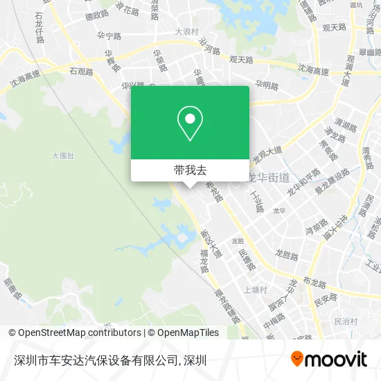 深圳市车安达汽保设备有限公司地图