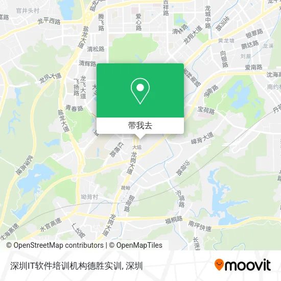 深圳IT软件培训机构德胜实训地图
