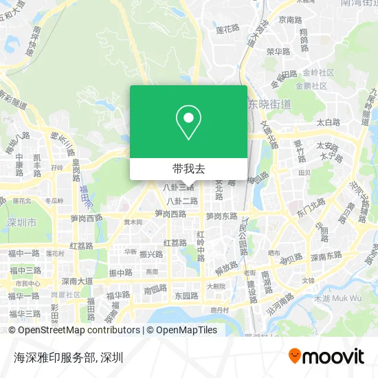 海深雅印服务部地图