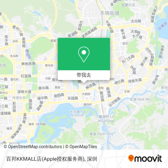 百邦KKMALL店(Apple授权服务商)地图