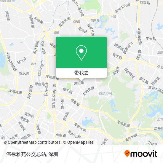 伟禄雅苑公交总站地图