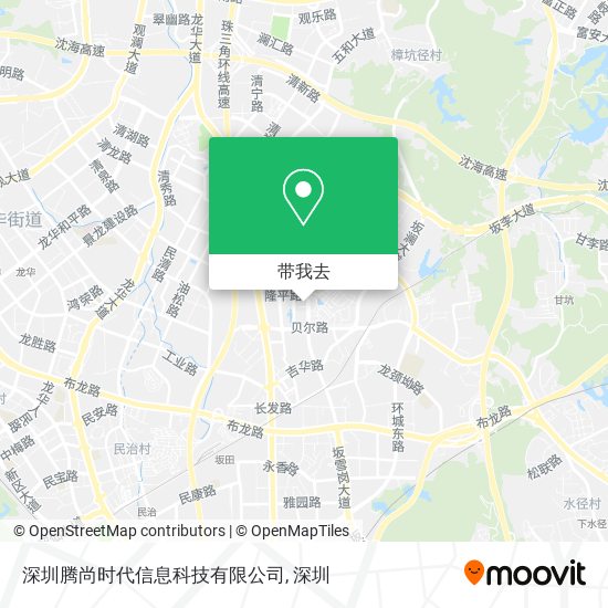 深圳腾尚时代信息科技有限公司地图