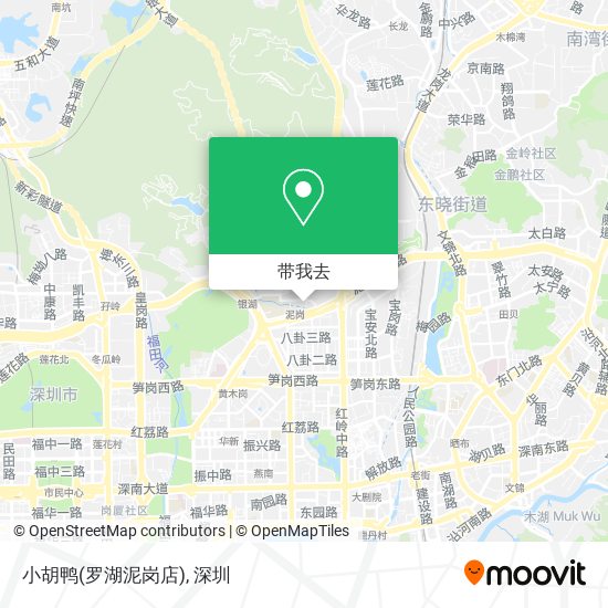 小胡鸭(罗湖泥岗店)地图