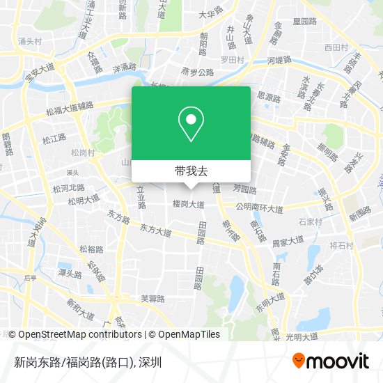 新岗东路/福岗路(路口)地图