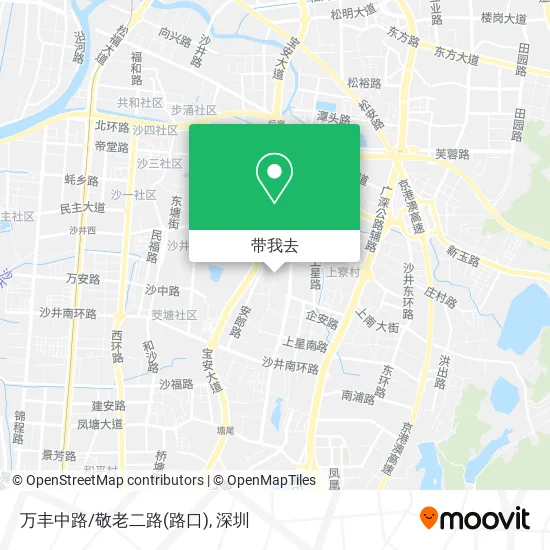 万丰中路/敬老二路(路口)地图