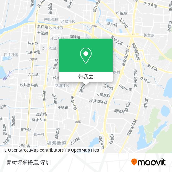 青树坪米粉店地图