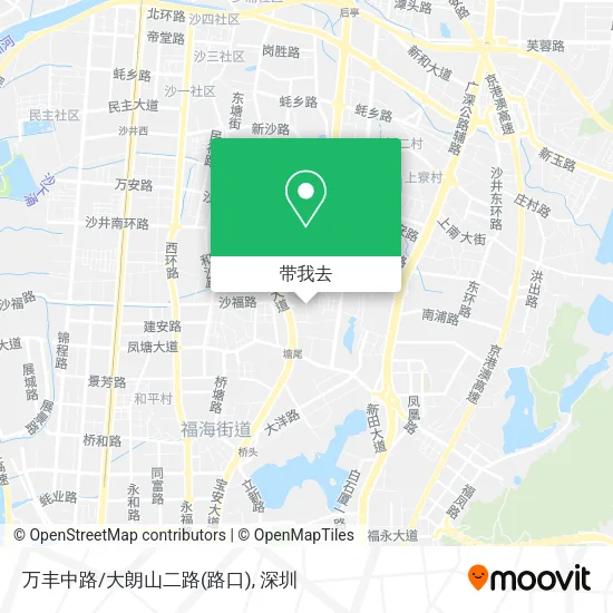 万丰中路/大朗山二路(路口)地图