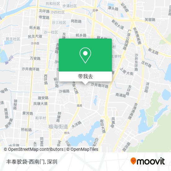 丰泰胶袋-西南门地图