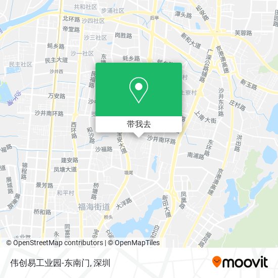 伟创易工业园-东南门地图