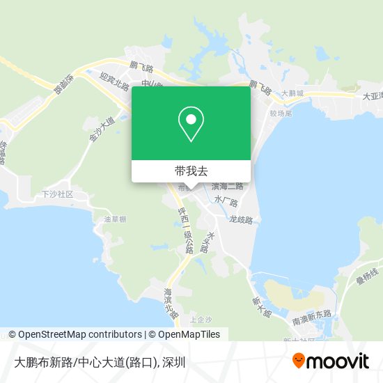 大鹏布新路/中心大道(路口)地图