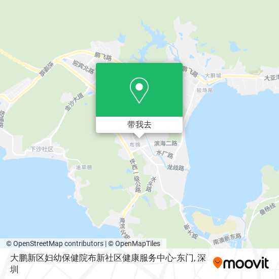 大鹏新区妇幼保健院布新社区健康服务中心-东门地图