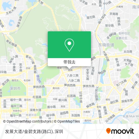 发展大道/金碧支路(路口)地图