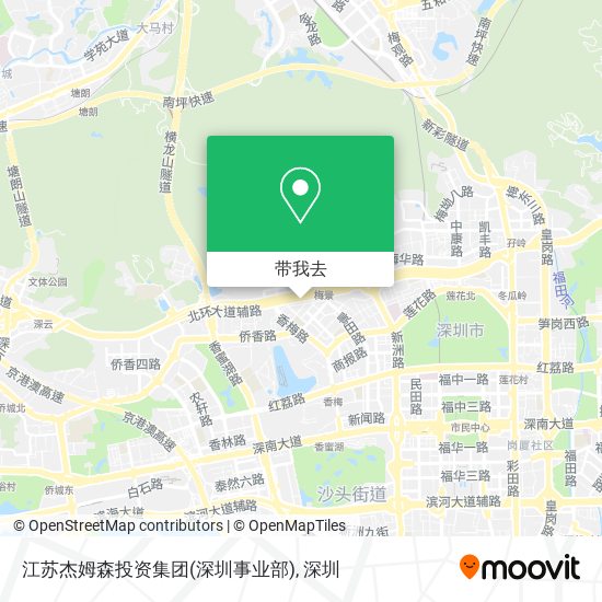 江苏杰姆森投资集团(深圳事业部)地图
