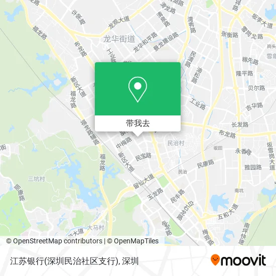 江苏银行(深圳民治社区支行)地图