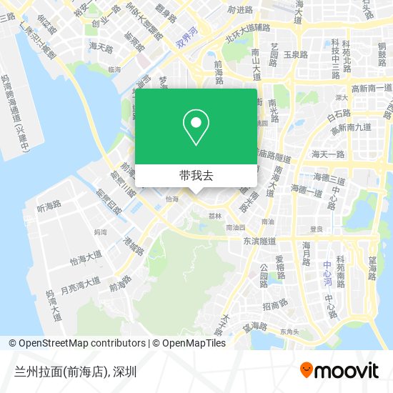 兰州拉面(前海店)地图