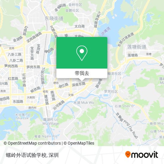 螺岭外语试验学校地图