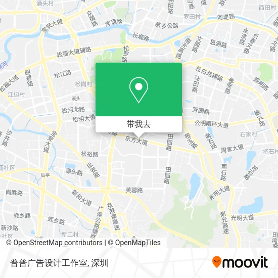 普普广告设计工作室地图