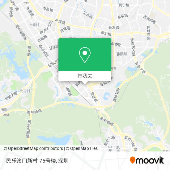 民乐澳门新村-75号楼地图