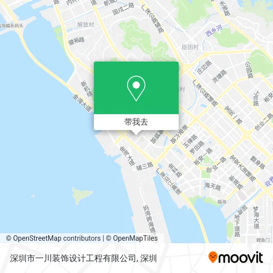 深圳市一川装饰设计工程有限公司地图