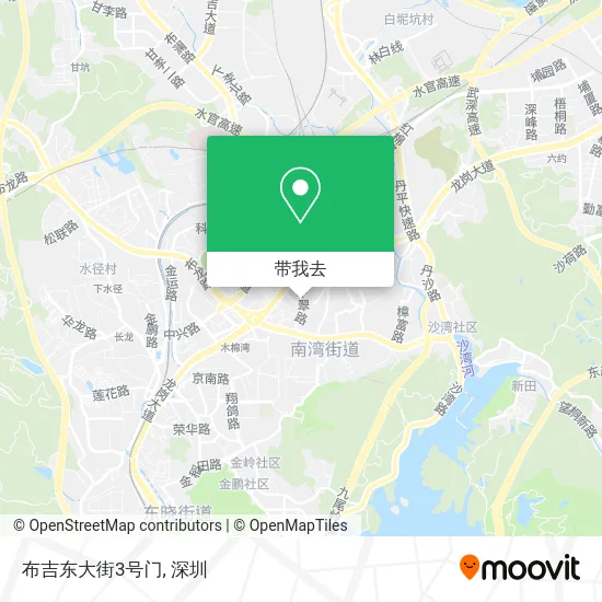 布吉东大街3号门地图