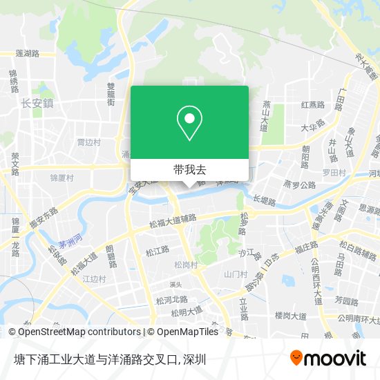 塘下涌工业大道与洋涌路交叉口地图