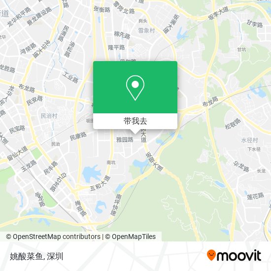 姚酸菜鱼地图