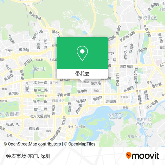 钟表市场-东门地图