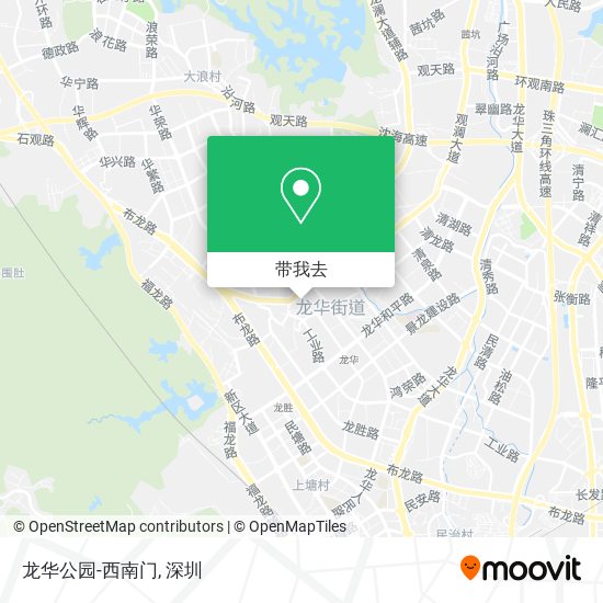 龙华公园-西南门地图