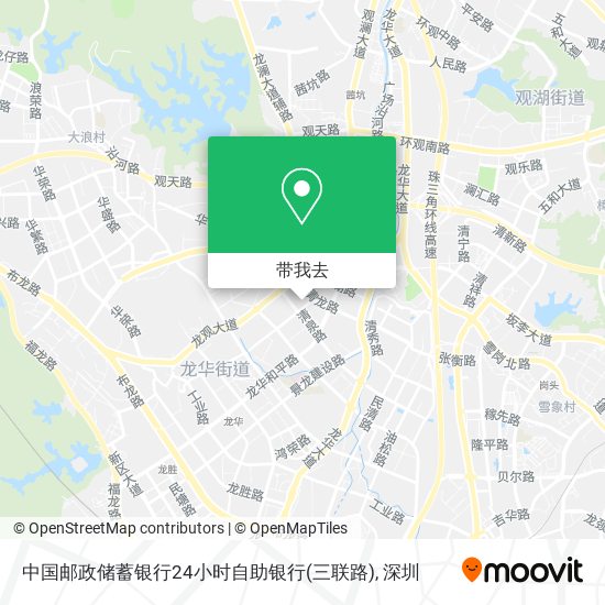 中国邮政储蓄银行24小时自助银行(三联路)地图