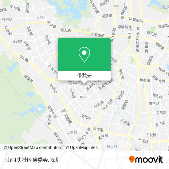 山咀头社区居委会地图
