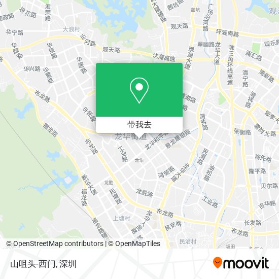 山咀头-西门地图