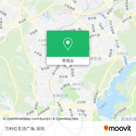 万科红生活广场地图