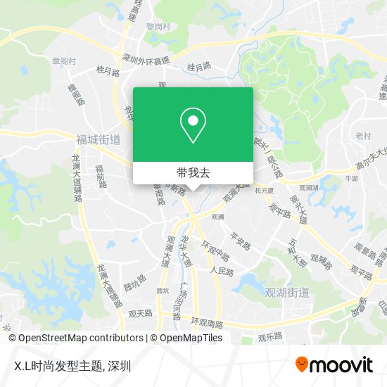 X.L时尚发型主题地图