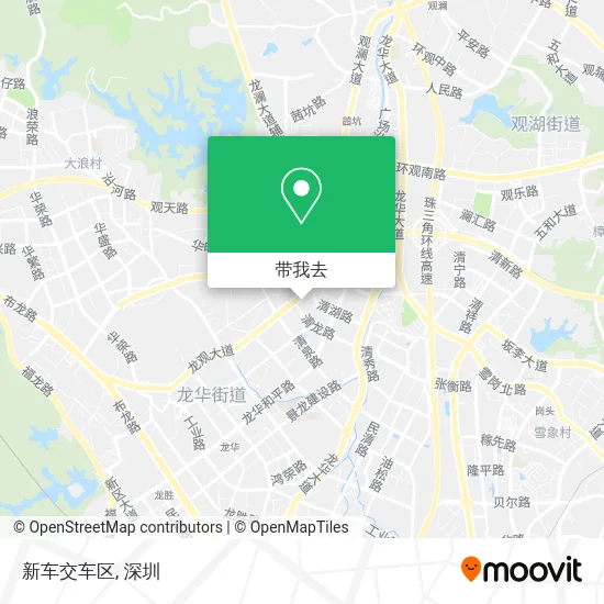 新车交车区地图