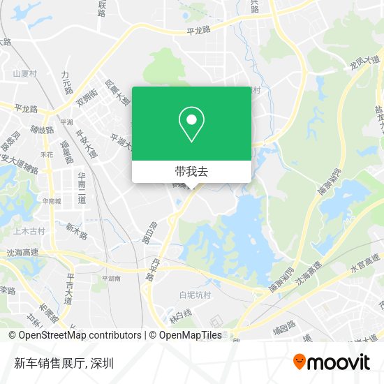新车销售展厅地图