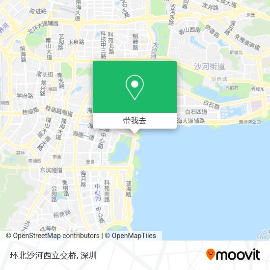 环北沙河西立交桥地图