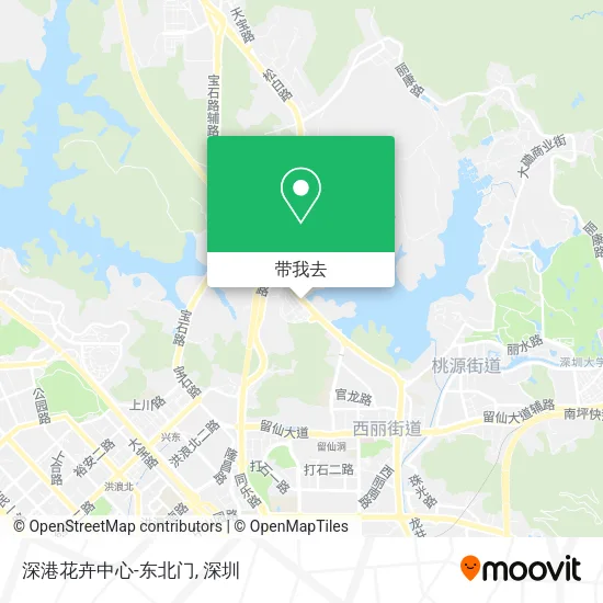 深港花卉中心-东北门地图