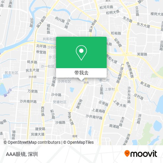 AAA眼镜地图