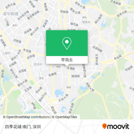 四季花城-南门地图