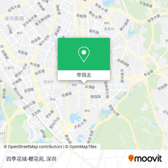 四季花城-樱花苑地图