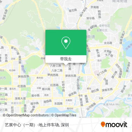 艺展中心（一期）-地上停车场地图